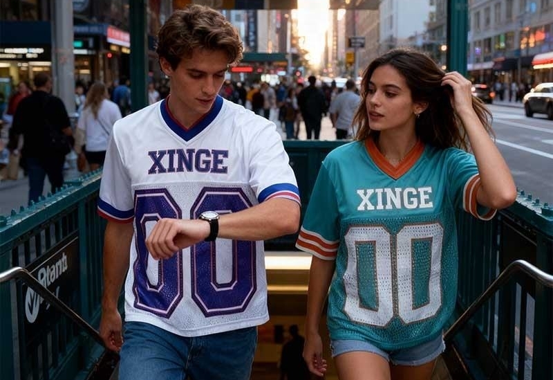 Vintage-Inspired Basketball Jerseys for Urban Fashion